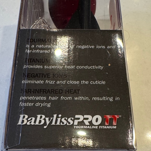 BaBylissPRO Tourmaline Titanium 1500 Hair Dryer - Red - Picture 4 of 7